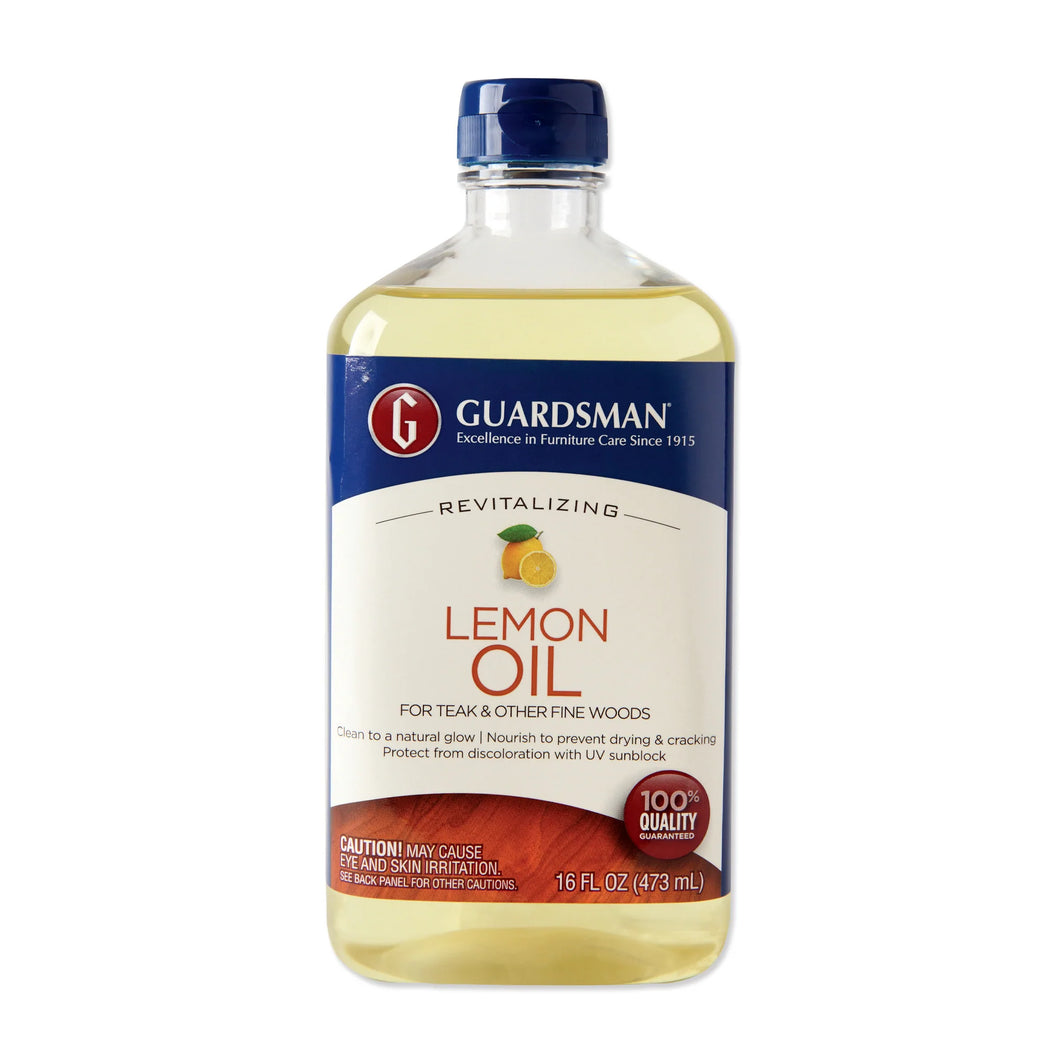 Guardsman Revitalizing Lemon Oil - 16 oz- UV protection, Cleans, Restores and Protects