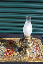 Load image into Gallery viewer, Brass Oil Converted to Electric Lamp
