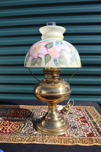 Load image into Gallery viewer, Brass Oil Converted to Electric Lamp
