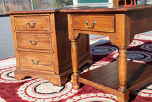 Load image into Gallery viewer, Pair of Old World Side Tables by Ethan Allen
