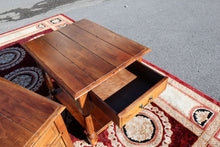 Load image into Gallery viewer, Pair of Old World Side Tables by Ethan Allen
