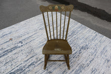 Load image into Gallery viewer, Green Painted Rocking Chair
