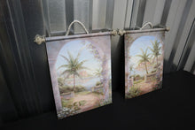 Load image into Gallery viewer, Pair of Painted Mediterranean Scenes on Boards
