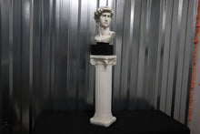 Load image into Gallery viewer, Bust of David on Column - 56&quot; Tall
