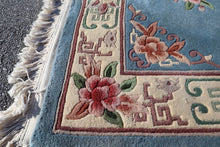 Load image into Gallery viewer, Light Blue Oriental Rug - 47&quot; x 77&quot;
