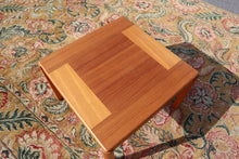 Load image into Gallery viewer, Danish Teak Square Side Table
