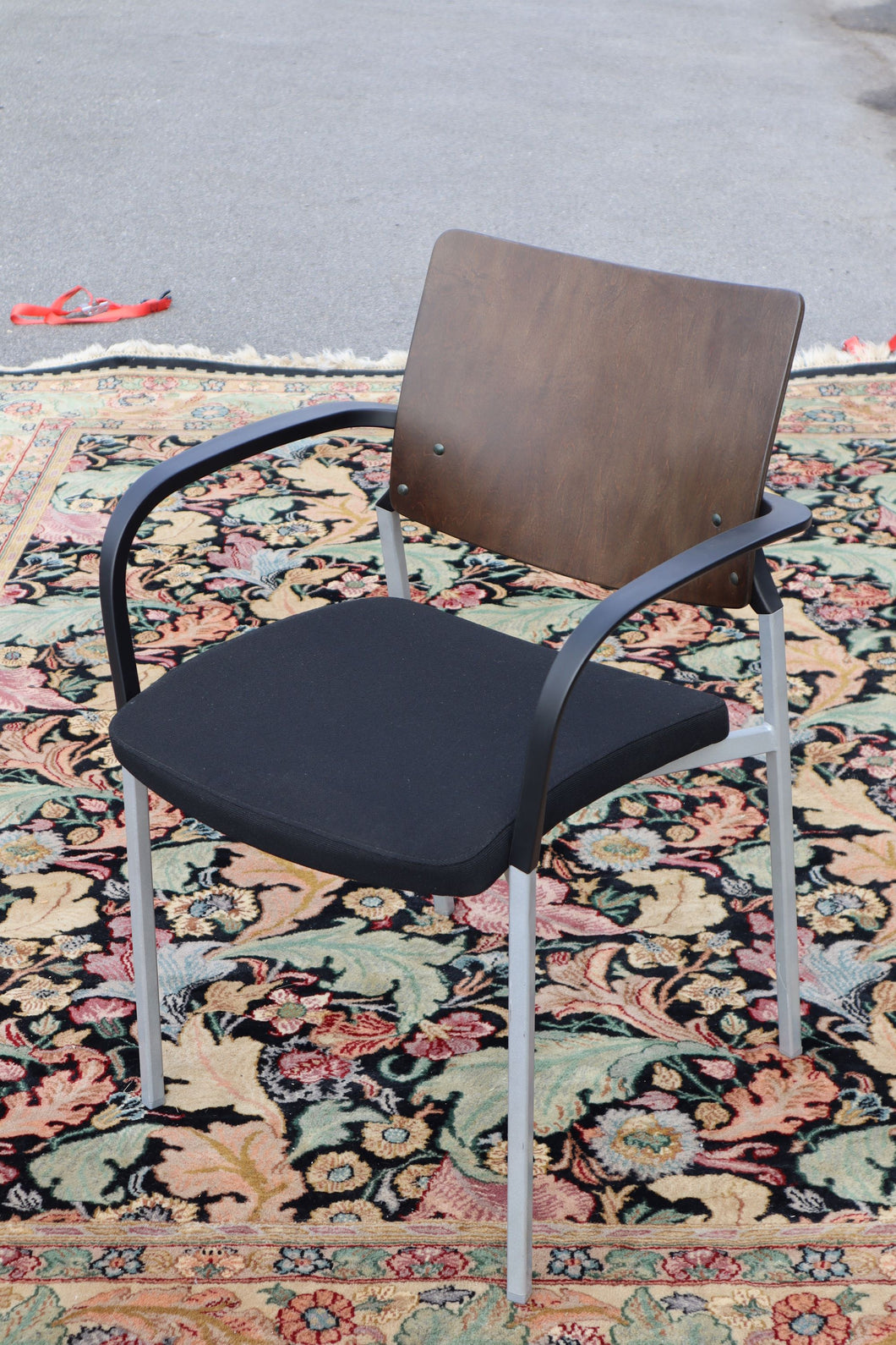 Font Arm Chair by Source Black Upholstery- Retails New for $635