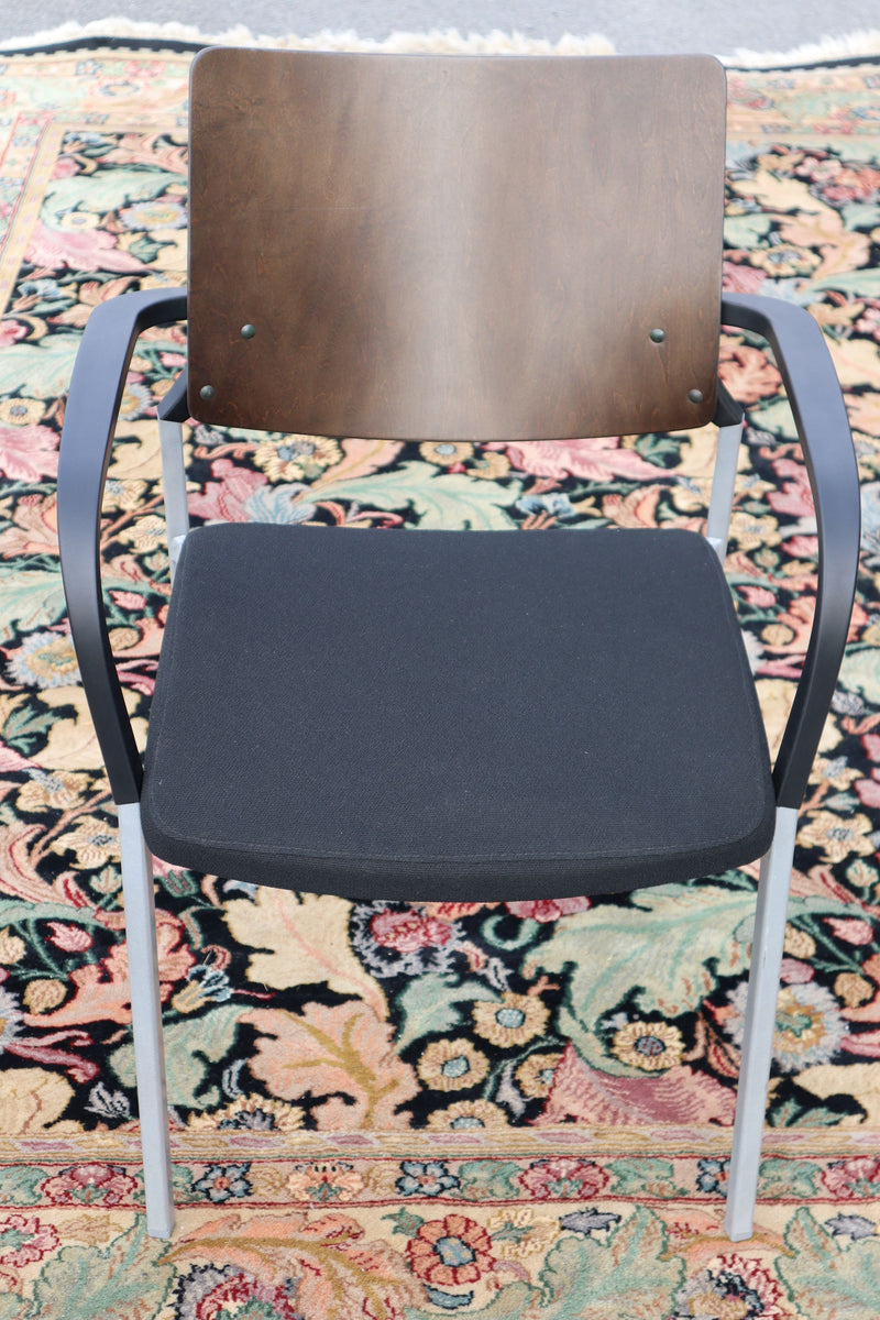 Source Font Arm Chair with Wood Back and Upholstered Seat – Craze ...