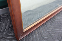 Load image into Gallery viewer, Solid Cherry Mirror with Interior Gold Trim - 45&quot; Wide x 31&quot; Tall

