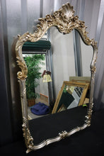 Load image into Gallery viewer, Ornate Italian Silver and Gold Mirror by La Barge - 30&quot; x 47&quot;
