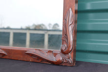 Load image into Gallery viewer, Antique Arched Mahogany Mirror - Former Vanity Mirror
