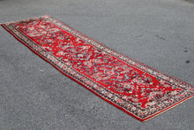 Load image into Gallery viewer, Floral Hand Woven Runner Rug - 2.4 x 10
