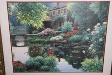 Load image into Gallery viewer, Very Nice Print of A House Behind Water by Henry Peters
