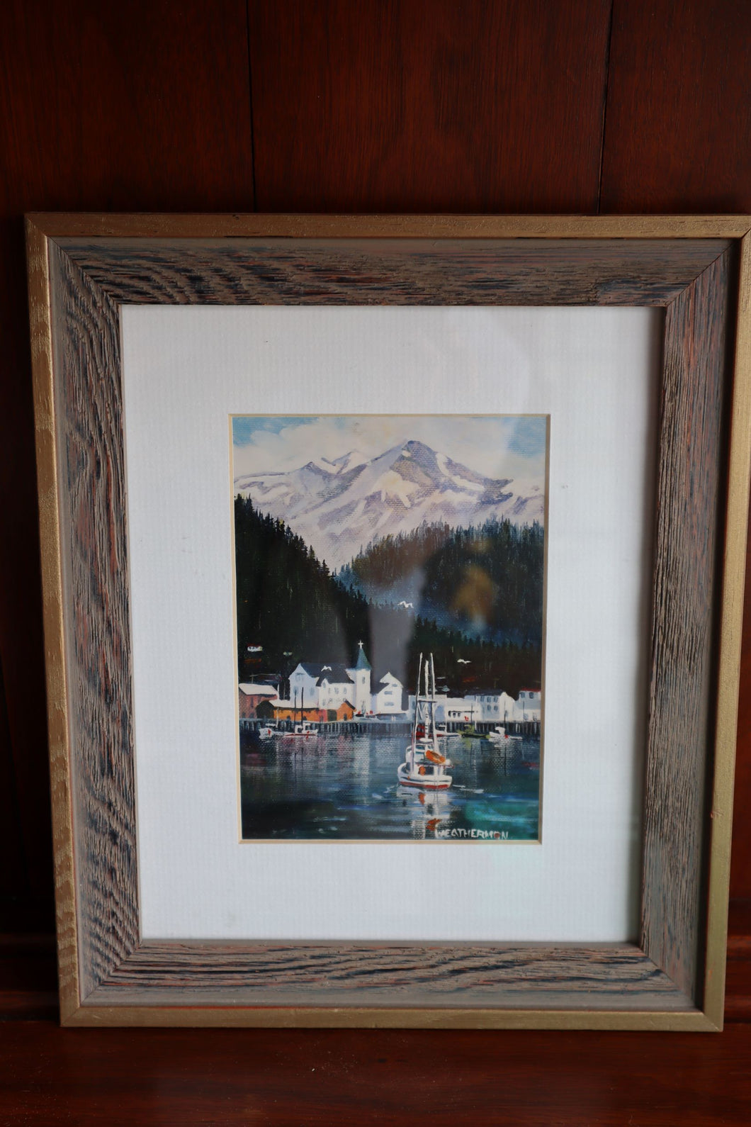 Framed Alaskan Water Scene