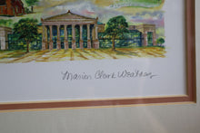 Load image into Gallery viewer, Raleigh North Carolina City of Oaks signed Lithograph by Marion Clark Weathers
