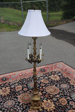 Load image into Gallery viewer, Vintage Gold Floor Lamp
