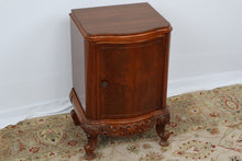 Load image into Gallery viewer, Antique Flamed Mahogany French Louis XV  Nightstand Cabinet
