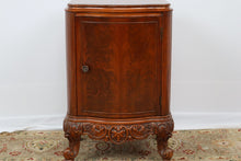 Load image into Gallery viewer, Antique Flamed Mahogany French Louis XV  Nightstand Cabinet
