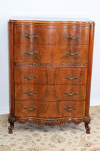 Load image into Gallery viewer, Antique Flamed Mahogany French Louis XV Chest of Drawers
