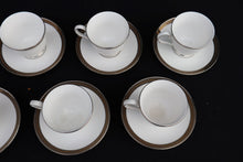 Load image into Gallery viewer, Braided Elegance Bone China Tea Cups and Saucers by Lenox
