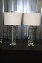 Load image into Gallery viewer, Pair of Modern Glass Lamps
