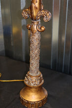 Load image into Gallery viewer, Tall Bronze Candlestick Lamp
