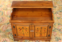 Load image into Gallery viewer, Pine Dry Sink with Decorative Front Doors - Circa 1976
