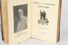 Load image into Gallery viewer, Set of 7 John L Stoddard&#39;s Lectures - Volume 1 Signed

